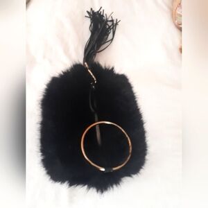 Faux fur bag